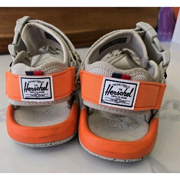 TEVA X Herschel Men Hurricane XLT2 ALP GREY /ORANGE SANDAL Size 9 - Picture 6 of 8